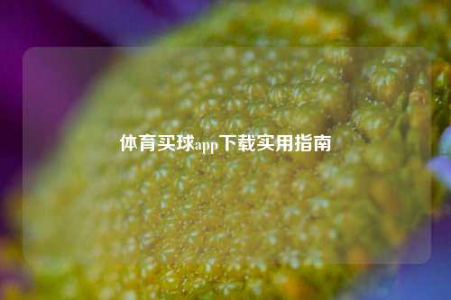 体育买球app下载实用指南